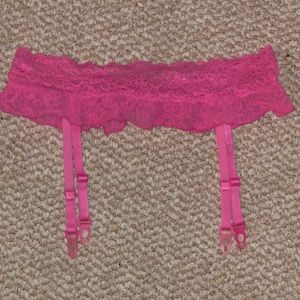 Hot pink garter